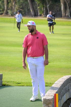 March 7, 2026, Hong Kong, Hong Kong Sar, China: Spains Jon Rahm is on the leaderboard despite loosing a ball on the 10th that hit the bridge and entered the water.. LIV Golf Hong Kong 2026 Hong Kong China - ZUMAr144 20260307_zap_r144_036 Copyright: xJaynexRussellx
