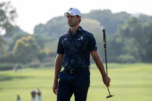 HONGKONG LIV-GOLF Belgian professional golfer, Thomas Detry during a game in Fanling Golf Course where LIV Golf Hong Kong is being held in Hong Kong, March 7, 2026. NEXPHER Vernon Yuen HONG KONG