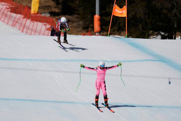 CORTINA, ITALY 20260307 Canada s Kalle Ericsson with a companion during the men s downhill race for the visually impaired at the Tofane Alpine Skiing Centre in Cortina during the 2026 Paralympics in Italy. *** The image is included in the SPORTS PACKAGE. For others PAYMENT IMAGE *** CORTINA ITALY x9200x *** CORTINA, ITALY 20260307 Canada s Kalle Ericsson with a companion during the men s downhill race for the visually impaired at the Tofane Alpine Skiing Centre in Cortina during the 2026 Paralympics in Italy The image is included in the SPORTS PACKAGE For others PAYMENT IMAGE CORTINA ITALY x9200x  Copyright: xBjörnxLarssonxRosvall TTx PARALYMPICS 2026 ALPINE DOWNHILL