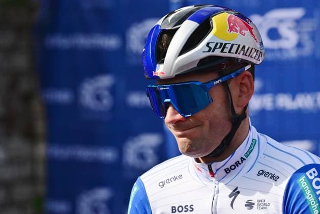 Belgian Gianni Vermeersch of Red Bull-BORA-hansgrohe pictured at the start of the men elite Strade Bianche one day cycling race, 203km from and to Siena, Italy on Saturday 07 March 2026. DIRKxWAEM  x166726103x