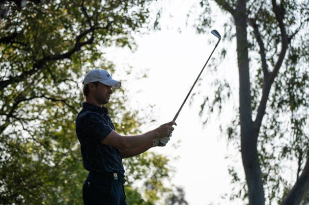 HONGKONG LIV-GOLF Belgian professional golfer, Thomas Detry during a game in Fanling Golf Course where LIV Golf Hong Kong is being held in Hong Kong, March 7, 2026. NEXPHER Vernon Yuen HONG KONG