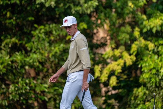 HONGKONG LIV-GOLF Spanish professional golfer, David Puig during a game in Fanling Golf Course where LIV Golf Hong Kong is being held in Hong Kong, March 7, 2026. NEXPHER Vernon Yuen HONG KONG