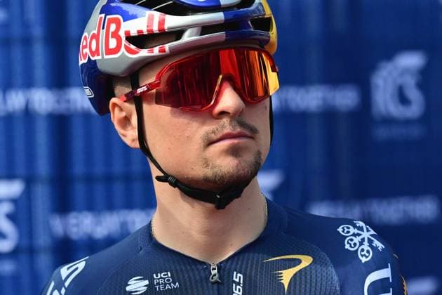 Belgian Gianni Vermeersch of Red Bull-BORA-hansgrohe pictured at the start of the men elite Strade Bianche one day cycling race, 203km from and to Siena, Italy on Saturday 07 March 2026. DIRKxWAEM  x166726205x