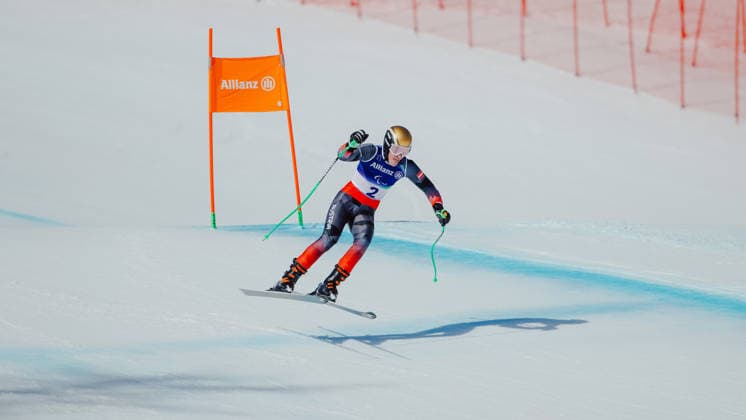 PARALYMPICS - Winter Paralympics Milano Cortina 2026 CORTINA D AMPEZZO,ITALY,07.MAR.26 - PARALYMPICS, ALPINE SKIING - Paralympic Winter games, Winterspiele,Spiele, Summer games Milano Cortina 2026, downhill, men. Image shows Johannes Ainger (AUT).  GEPAxpictures xMaticxKlansek