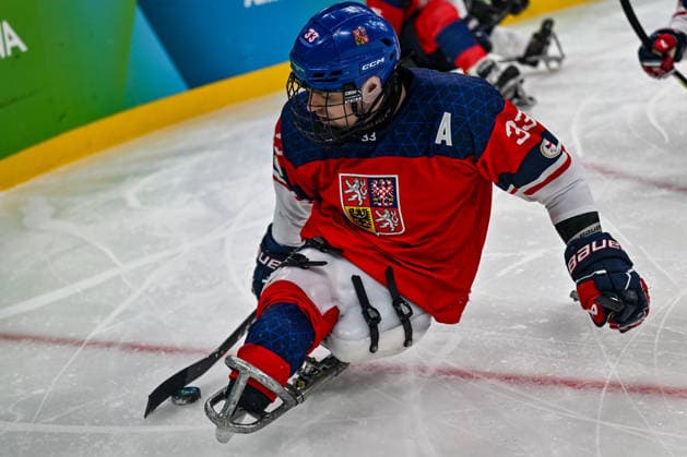 Team Czechia player in action during the Paralympic Games Milano-Cortina 2026, Ice hockey, Eishockey match between Czechia vs Japan on March 6, 2026 at Arena di Verona in Verona, Italy during Paralympic Winter games, Winterspiele,Spiele, Summer games MILANO-CORTINA 2026 - Para ice hockey - Czechia vs Japan, Olympic Winter Games Milano-Cortina 2026 in Milano, Italy, March 07 2026  Copyright: xAlessioxMarini IPAxSportx xipa-agency.netx xx IPA_72501269 IPA_Agency_IPA72501269