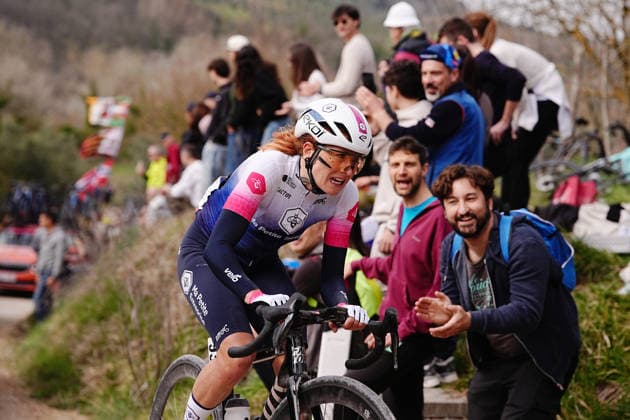 COSTON Morgane during the Strade Bianche Woman Elite (White Roads) a 133 km one day race from and to Siena (Tuscany), Italy - Saturday March 7, 2025 - - cycling  Copyright: xMarcoxAlpozzi xLaPressex