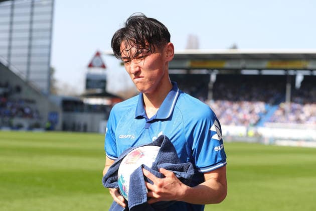 07.03.2026, xtvx, Fussball 2.Bundesliga, SV Darmstadt 98 - Holstein Kiel v.l. Hiroki Akiyama (SV Darmstadt 98) Portrait (DFL DFB REGULATIONS PROHIBIT ANY USE OF PHOTOGRAPHS as IMAGE SEQUENCES and or QUASI-VIDEO) Darmstadt