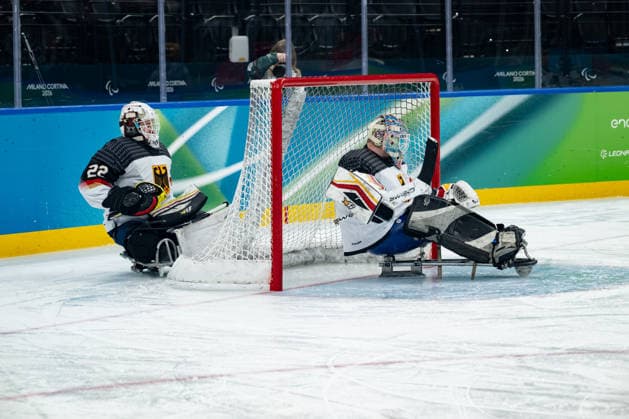 Para Ice hockey, Eishockey - Millano Cortina 2026 Winter Paralympics: Day 1 Para Ice Hockey - Milano Cortina 2026 Winter Paralympics: Day 1 MILANO SANTAGIULIA ICE HOCKEY ARENA MILANO, ITALY - MARCH 7: Preliminary Round - Group A China - Germany Team Para Ice Hockey Germany is playing China on March 7 at the Milano Santagiulia Ice Hockey Arena at day 1 of the Milano Cortina 2026 Winter Paralympics. (Photo by RALF KUCKUCK) Copyright 2026 Ralf Kuckuck