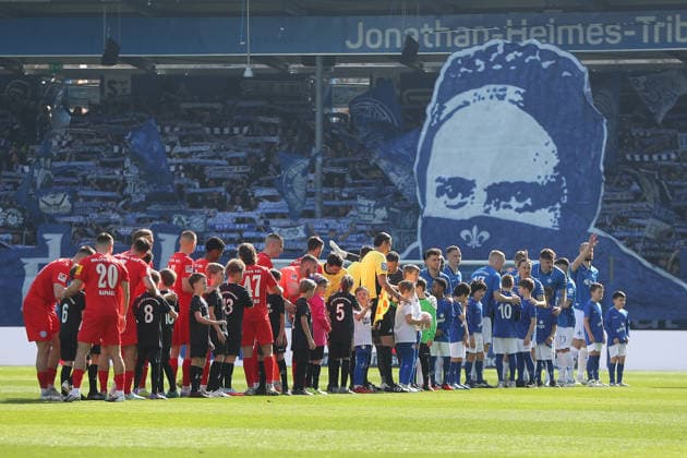 07.03.2026, xtvx, Fussball 2.Bundesliga, SV Darmstadt 98 - Holstein Kiel v.l. Darmstaedter Fans Choreografien (DFL DFB REGULATIONS PROHIBIT ANY USE OF PHOTOGRAPHS as IMAGE SEQUENCES and or QUASI-VIDEO) Darmstadt