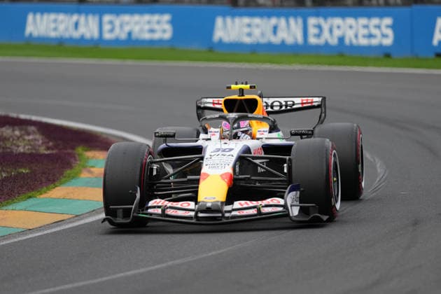 F1 Grand Prix Of Australia - Qualifying Liam Lawson of New Zealand drives the (30) Visa Cash App Racing Bulls VCARB 03 RB Ford on track during qualifying ahead of the F1 Grand Prix of Australia at Albert Park Grand Prix Circuit in Melbourne, Australia, on March 7, 2026. Melbourne Australia  Copyright: xNorvikxAlaverdianx originalFilename:alaverdian-f1grandp260307_npGkX.jpg