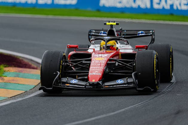 F1 Australian Grand Prix - Ferrari Team during Practice 3 and Qualifying LEWIS HAMILTON (GBR) of Scuderia Ferrari HP 44 on Saturday during the 2026 Formula 1 Qatar Airways Australian Grand Prix at the Albert Park Circuit on March 7, 2026. Photo by Tan Jun Da ABACAPRESS.COM Melbourne Australia  Copyright: xJunxDaxTan ABACAx