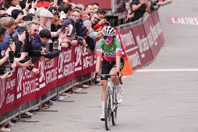 LONGO BORGHINI Elisa after the Strade Bianche Woman Elite (White Roads) a 133 km one day race from and to Siena - Tuscany,- Saturday March 7, 2025, Italy. - cycling  Copyright: xMarcoxAlpozzi xLaPressex