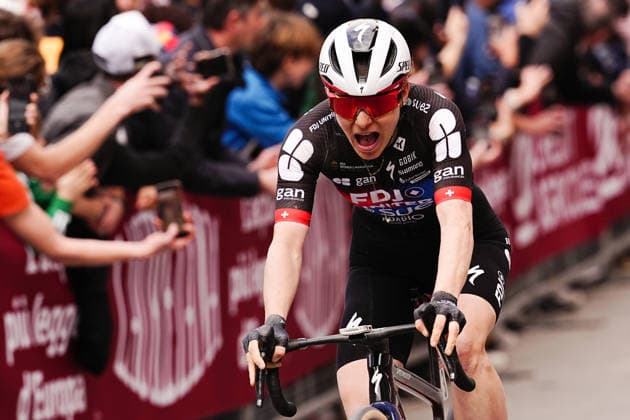 CHABBEY Elise of FDJ UNITED - SUEZ team winner of the Strade Bianche Woman Elite (White Roads) a 133 km one day race from and to Siena - Tuscany,- Saturday March 7, 2025, Italy. - cycling  Copyright: xMarcoxAlpozzi xLaPressex