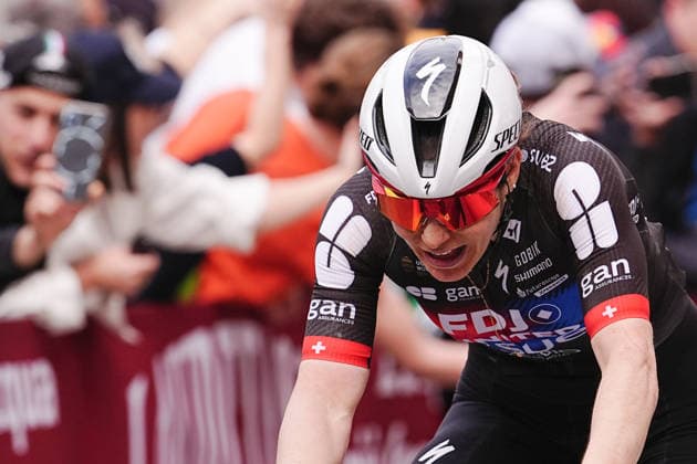 CHABBEY Elise of FDJ UNITED - SUEZ team winner of the Strade Bianche Woman Elite (White Roads) a 133 km one day race from and to Siena - Tuscany,- Saturday March 7, 2025, Italy. - cycling  Copyright: xMarcoxAlpozzi xLaPressex