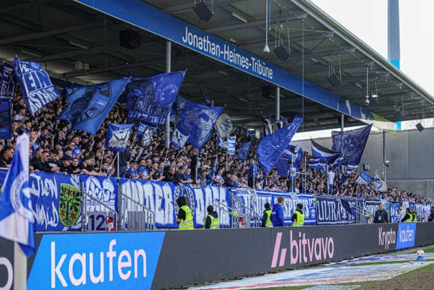 07.03.2026, xhettx, Fussball 2.Bundesliga, SV Darmstadt 98 - Holstein Kiel v.l. Heimkurve (DFL DFB REGULATIONS PROHIBIT ANY USE OF PHOTOGRAPHS as IMAGE SEQUENCES and or QUASI-VIDEO)