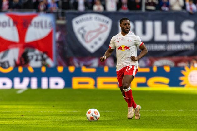 GER, Bundesliga, RB Leipzig - FC Augsburg. 07.03.2026, Red Bull Arena, Leipzig, GER, Bundesliga, RB Leipzig - FC Augsburg. Ridle Baku (RB Leipzig 17) Einzelaktion Aktion Â