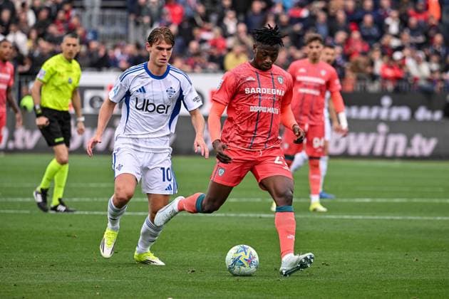 CALCIO - Serie A - Cagliari Calcio vs Como 1907 Ibrahim Sulemana of Cagliari Calcio during Cagliari Calcio vs Como 1907, Italian soccer Serie A match in Cagliari, Italy, March 07 2026 Cagliari Italy  Copyright: xIPAxSport ABACAx