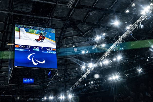 Para Ice hockey, Eishockey - Millano Cortina 2026 Winter Paralympics: Day 1 Para Ice Hockey - Milano Cortina 2026 Winter Paralympics: Day 1 MILANO SANTAGIULIA ICE HOCKEY ARENA MILANO, ITALY - MARCH 7: Preliminary Round - Group A China - Germany Team Para Ice Hockey Germany is playing China on March 7 at the Milano Santagiulia Ice Hockey Arena at day 1 of the Milano Cortina 2026 Winter Paralympics. (Photo by RALF KUCKUCK) Copyright 2026 Ralf Kuckuck