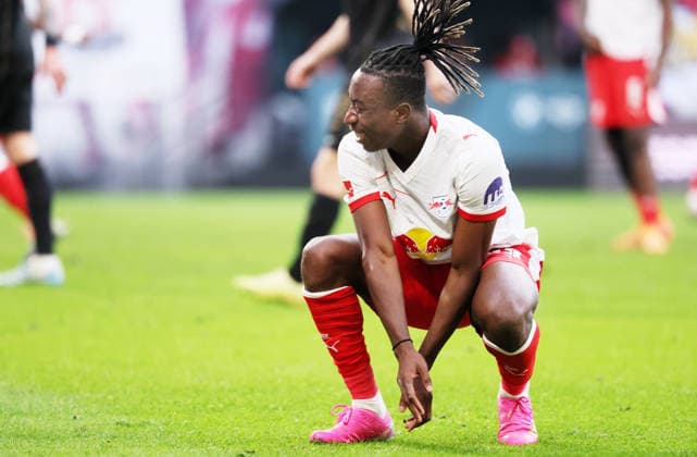 RB Leipzig - Augsburg Bundesliga Leipzig, 07.03.2026, Red Bull Arena, Fußball, 1.Bundesliga, 25.Spieltag , RB Leipzig vs. FC Augsburg , Im Bild: Yan Diomande (49, RB Leipzig) , Nur zur redaktionellen Nutzung. Only editorial use. , DFL DFB regulations prohibit any use of photographs as image sequences and or quasi-video. ,