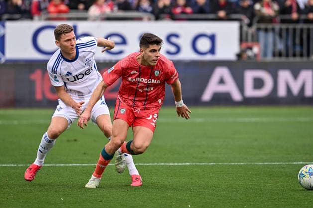 CALCIO - Serie A - Cagliari Calcio vs Como 1907 Adam Obert of Cagliari Calcio during Cagliari Calcio vs Como 1907, Italian soccer Serie A match in Cagliari, Italy, March 07 2026 Cagliari Italy  Copyright: xIPAxSport ABACAx