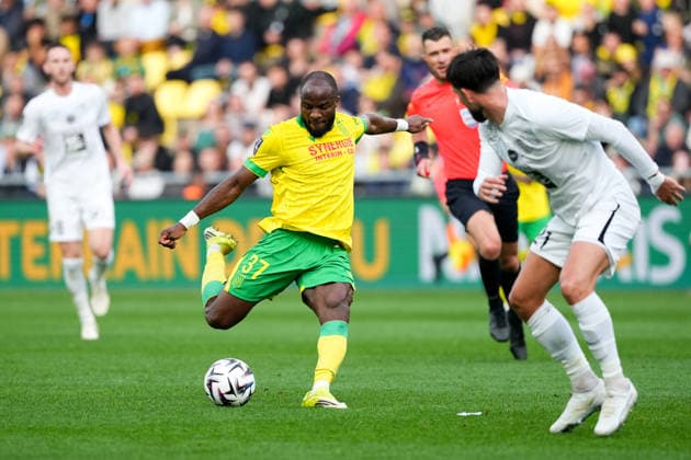 FC Nantes v Angers SCO - Ligue 1 McDonald s 2025 2026 37 Ignatius GANAGO (fcn) during the Ligue 1 McDonald s match between Nantes and Angers at Stade de la Beaujoire on March 8, 2026 in Nantes, France. Nantes France  Copyright: xFEPx 776348311