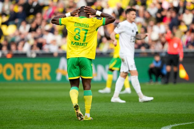 FC Nantes v Angers SCO - Ligue 1 McDonald s 2025 2026 37 Ignatius GANAGO (fcn) during the Ligue 1 McDonald s match between Nantes and Angers at Stade de la Beaujoire on March 8, 2026 in Nantes, France. Nantes France  Copyright: xFEPx 776348311