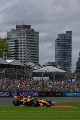 1 Lando Norris (GBR) McLaren Mastercard F1 Team (GBR) MCL40A Mercedes during the 2026 Formula One Australian Grand Prix at Albert Park Circuit on 07 March 2026 in Melbourne, Australia. (Photo by Philippe Nanchino Eurasia Images) Melbourne Albert Park Circuit Australia
