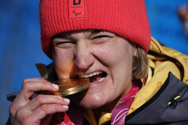Milano Cortina 2026 Paralympic Winter games, Winterspiele,Spiele, Summer games - Para-Ski Alpin Downhill Anna-Lena Forster gewinnt Gold in der Abfahrtder Damen im Para-SKi Alpin bei Milano Cortina 2026 Paralympic Winter Games am 07.03.2026 *** Milano Cortina 2026 Paralympic Winter Games Para Alpine Skiing Downhill Anna Lena Forster wins gold in the womens Para Alpine Skiing Downhill at Milano Cortina 2026 Paralympic Winter Games on 07 03 2026 Copyright: xBEAUTIFULxSPORTS MarcusxHartmannx
