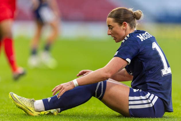 Scotland Women v Luxembourg Women, FIFA Women s World UEFA Cup, Group H Kathleen McGovern of Scotland national team, Nationalteam during the FIFA Women s World Cup Qualifier, League B - Group B4 match, Scotland vs Luxembourg, Barclays Hampden National Stadium, Glasgow, Scotland. 7 March 2026 Hampden Park Barclays Hampden National Stadium Glasgow Scotland Editorial use only , Copyright: xColinxPoultneyx PSI-23846-0007