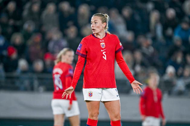 World Cup qualifying match between Norway and Germany Stavanger 20260307 Guro Bergsvand during the World Cup qualifying match between Norway and Germany at Lyse Arena in Stavanger Photo Carina Johansen NTB Stavanger Norway EDITORIAL USE ONLY RESTRICTED USE FOR BETTING COMPANIES  Copyright: xCarinaxJohansenx xNTBx