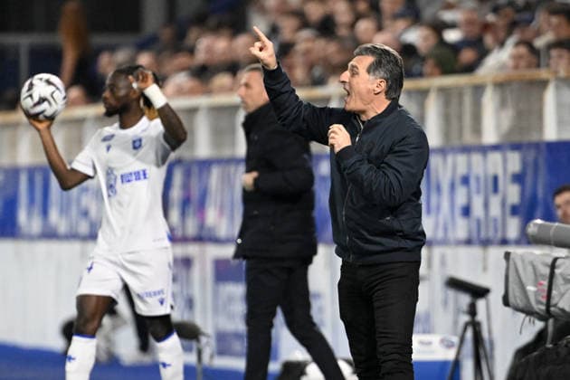AJ Auxerre v RC Strasbourg Alsace - Ligue 1 McDonald s 2025 2026 Christophe PELISSIER (Entraineur Auxerre AJA) during the Ligue 1 McDonald s match between AJ Auxerre and RC Strasbourg Alsace at Stade Abbe Deschamps on March 7, 2026 in Auxerre, France. Auxerre France  Copyright: xFEPx 776348310