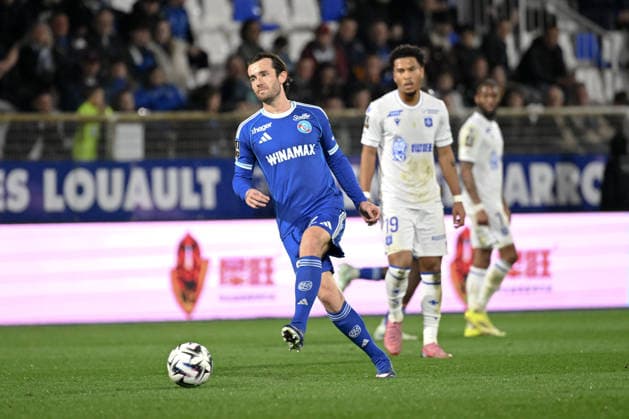 AJ Auxerre v RC Strasbourg Alsace - Ligue 1 McDonald s 2025 2026 03 Ben CHILWELL (rcsa) during the Ligue 1 McDonald s match between AJ Auxerre and RC Strasbourg Alsace at Stade Abbe Deschamps on March 7, 2026 in Auxerre, France. Auxerre France  Copyright: xFEPx 776348310