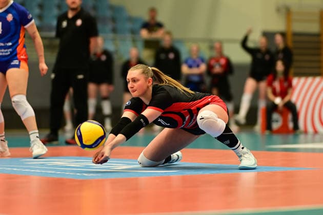 Volleyball I Frauen I Saison 2025-2026 I Bundesliga I Hauptrunde I ETV Hamburger Volksbank Volleys - VfB 91 Suhl I 07.03.2026 Fiona Dittmann (14, ETV Hamburger Volksbank Volleys) Hamburg CU-Arena Hamburg Deutschland Copyright: xLobeca FelixxSchlikisx
