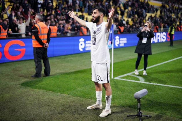 FC Nantes v Angers SCO - Ligue 1 McDonald s 2025 2026 07 Amine SBAI (sco) during the Ligue 1 McDonald s match between Nantes and Angers at Stade de la Beaujoire on March 8, 2026 in Nantes, France. Nantes France  Copyright: xFEPx 776348311