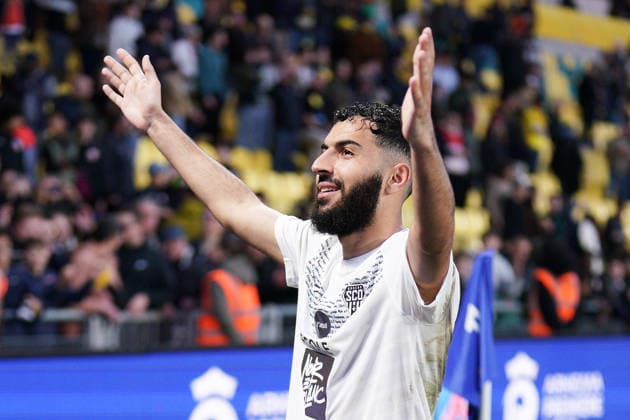 FC Nantes v Angers SCO - Ligue 1 McDonald s 2025 2026 07 Amine SBAI (sco) during the Ligue 1 McDonald s match between Nantes and Angers at Stade de la Beaujoire on March 8, 2026 in Nantes, France. Nantes France  Copyright: xFEPx 776348311