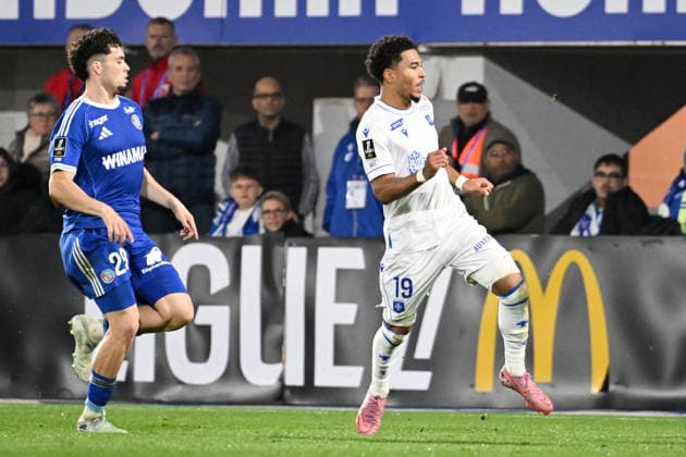 AJ Auxerre v RC Strasbourg Alsace - Ligue 1 McDonald s 2025 2026 19 Danny NAMASO (aja) during the Ligue 1 McDonald s match between AJ Auxerre and RC Strasbourg Alsace at Stade Abbe Deschamps on March 7, 2026 in Auxerre, France. Auxerre France  Copyright: xFEPx 776348310