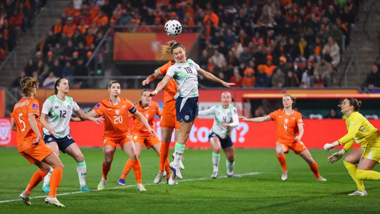 2027 FIFA Women s World Cup Qualifier, Stadion Galgenwaard, Utrecht, Netherlands 7 3 2026 Netherlands vs Republic of Ireland Ireland s Kyra Carusa Kyra Carusa 7 3 2026  Copyright: x INPHO RyanxByrnex RB3_4121