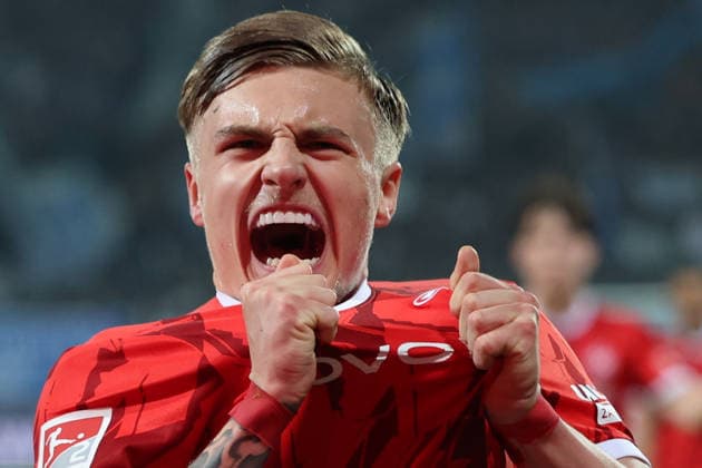 07.03.2026, xrekx, Fussball 2.Bundesliga, VfL Bochum - 1.FC Kaiserslautern v.l. Torjubel nach dem Tor zum celebrating the goal celebrate 1:1 durch Norman Bassette (1.FC Kaiserslautern) (DFL DFB REGULATIONS PROHIBIT ANY USE OF PHOTOGRAPHS as IMAGE SEQUENCES and or QUASI-VIDEO) Bochum *** 07 03 2026, xrekx, Fußball 2 Bundesliga, VfL Bochum 1 FC Kaiserslautern v l Torjubel nach dem Tor zum celebrating the goal celebrate 1 1 durch Norman Bassette 1 FC Kaiserslautern DFL DFB REGULATIONS PROHIBIT ANY USE OF PHOTOGRAPHS as IMAGE SEQUENCES and or QUASI VIDEO Bochum