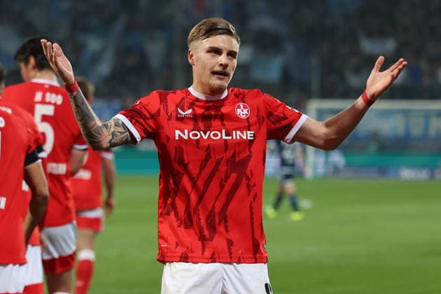 07.03.2026, xrekx, Fussball 2.Bundesliga, VfL Bochum - 1.FC Kaiserslautern v.l. Torjubel nach dem Tor zum celebrating the goal celebrate 1:1 durch Norman Bassette (1.FC Kaiserslautern) (DFL DFB REGULATIONS PROHIBIT ANY USE OF PHOTOGRAPHS as IMAGE SEQUENCES and or QUASI-VIDEO) Bochum