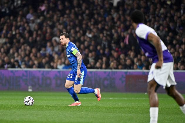 Toulouse FC v Olympique de Marseille - Ligue 1 McDonald s 2025 2026 23 Pierre-Emile HOJBJERG (om) during the Ligue 1 McDonald s match between Toulouse and Marseille at Stadium de Toulouse on March 7, 2026 in Toulouse, France. Toulouse France  Copyright: xFEPx 776348312
