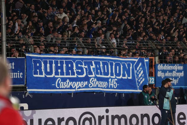 07.03.2026, xrekx, Fussball 2.Bundesliga, VfL Bochum - 1.FC Kaiserslautern v.l. Symbolfoto, Symbolbild, Symbol Stadion, symbolic photo, symbolic image, symbolic stadium Fans ,Stimmung, Schals, Trikot, Fahne, Banner, Ultras, Zuschauer, Besucher, Choreo, Choreografie, atmosphere, spectators, Visitors (DFL DFB REGULATIONS PROHIBIT ANY USE OF PHOTOGRAPHS as IMAGE SEQUENCES and or QUASI-VIDEO) Bochum