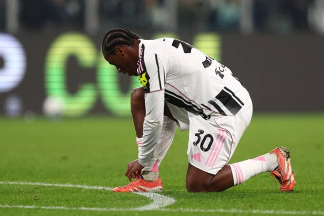 Jonathan David (Juventus Fc) looks dejected, Serie A, Juventus FC v Pisa SC , Allianz Stadium, March 7, 2026, Turin, Italy.