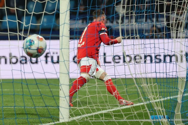 07.03.2026, xrekx, Fussball 2.Bundesliga, VfL Bochum - 1.FC Kaiserslautern v.l. Torjubel nach dem Tor zum celebrating the goal celebrate 1:2 durch Marlon Ritter (1.FC Kaiserslautern) (DFL DFB REGULATIONS PROHIBIT ANY USE OF PHOTOGRAPHS as IMAGE SEQUENCES and or QUASI-VIDEO) Bochum