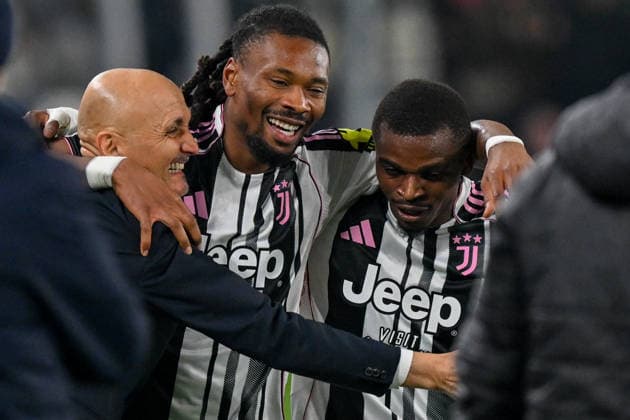 Juventus Khephrem Thuram celebrates after scoring a goal for his team during the Serie A soccer match between Juventus and Pisa at the Allianz Stadium in Genoa, Italy - Saturday, March 07, 2026. - Soccer .  Copyright: xTanoxPecoraro LaPressex
