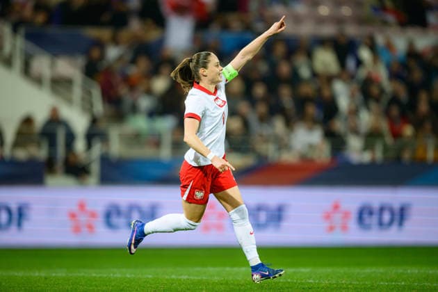07.03.2026 DIJON, FRANCJA , PILKA NOZNA KOBIET ( WOMEN S FOOTBALL) ELIMINACJE MISTRZOSTWA SWIATA KOBIET BRAZYLIA FIFA World Cup, WM, Weltmeisterschaft, Fussball 2027 ( FIFA WOMEN S WORLD CUP QUALIFICATION 2027 ) MECZ FRANCJA - POLSKA ( MATCH FRANCE - POLAND )¨NZ. EWA PAJOR FOTO RADOSLAW JOZWIAK CYFRASPORT NEWSPIX.PL --- Newspix.pl POLAND OUT!  RA3_5228