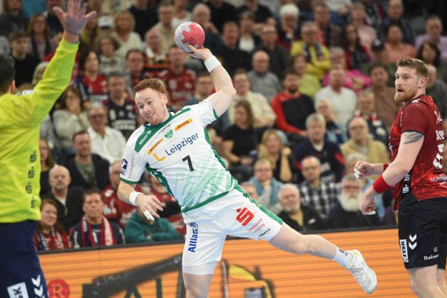 Handball I Herren I Saison 2025-2026 I Bundesliga I 24. Spieltag I SG Flensburg-Handewitt - SC DHfK Leipzig I 07.03.2026 Tomas Piroch (7, SC DHfK Leipzig) Copyright: xLobeca JanxKirschnerx
