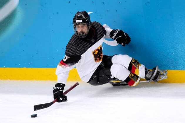PILZ Christian Team GER Eishockey Vorrundenspiel GER - China 0 : 12 Paralympische Winterspiele 2026 Cortina - Milano am 07.03.2026 in Mailand *** PILZ Christian Team GER ice hockey preliminary round match GER China 0 12 Paralympic Winter Games 2026 Cortina Milano on 07 03 2026 in Milan Copyright: xLacixPerenyix