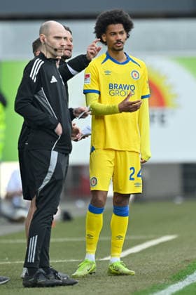 Paderborn, Home Deluxe Arena, 07.03.26, GER, Herren, 2.Bundesliga, Saison 2025-2026, SC Paderborn 07 - Eintracht Braunschweig Bild: Sidi SANE (Braunschweig) DFL regulations prohibit any use of photographs as image sequences and or quasi-video. NRW Deutschland