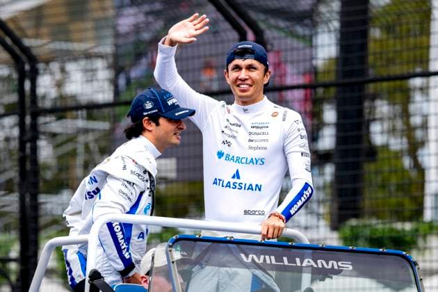 MELBOURNE - Formula 1 driver Alexander Albon of Atlassian Williams F1 Team during the Formula 1 Melbourne race at Albert Park on March 8, 2025 in Melbourne, Australia. (Photo by DeFodi Images) -