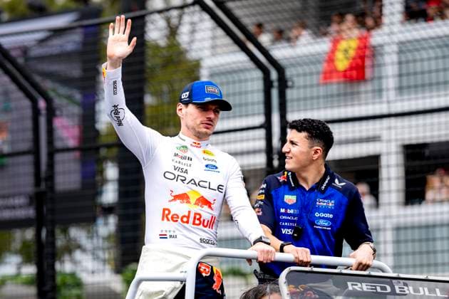 MELBOURNE - Formula 1 driver Max Verstappen of Oracle Red Bull Racing during the Formula 1 Melbourne race at Albert Park on March 8, 2025 in Melbourne, Australia. (Photo by DeFodi Images) -